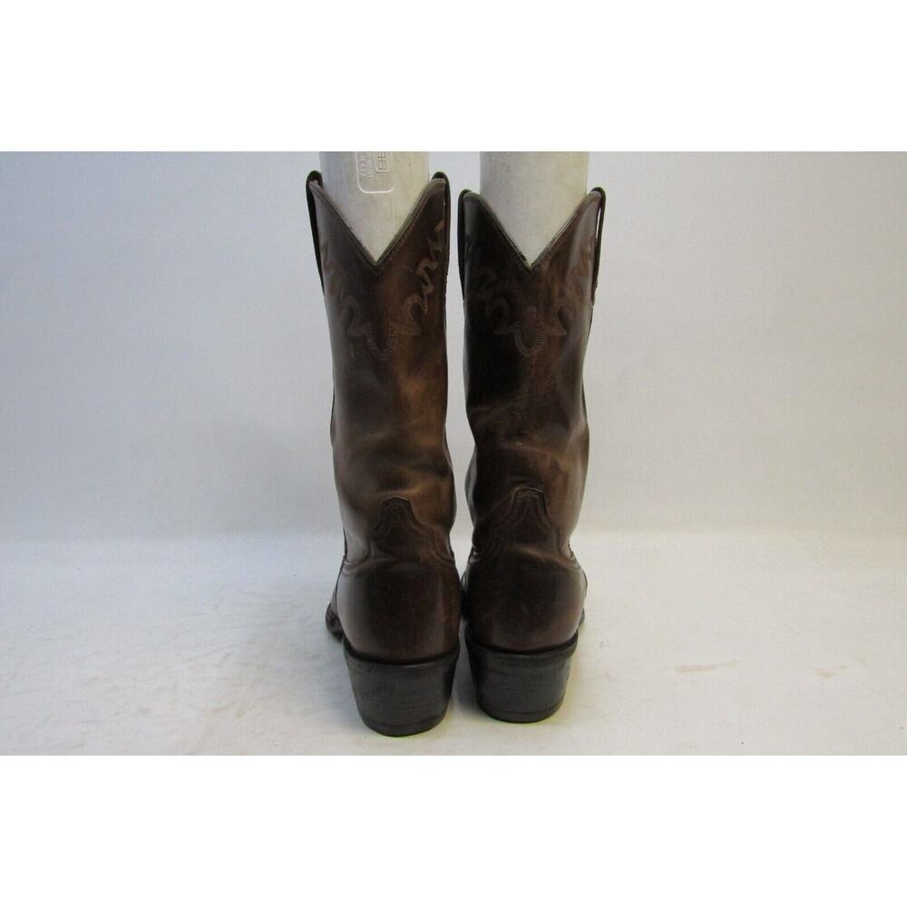 Ariat Mens Size 10.5 D Brown Leather Cowboy Western Boots - Picture 7 of 11